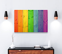 Obraz Farebné drevené dosky zs1083